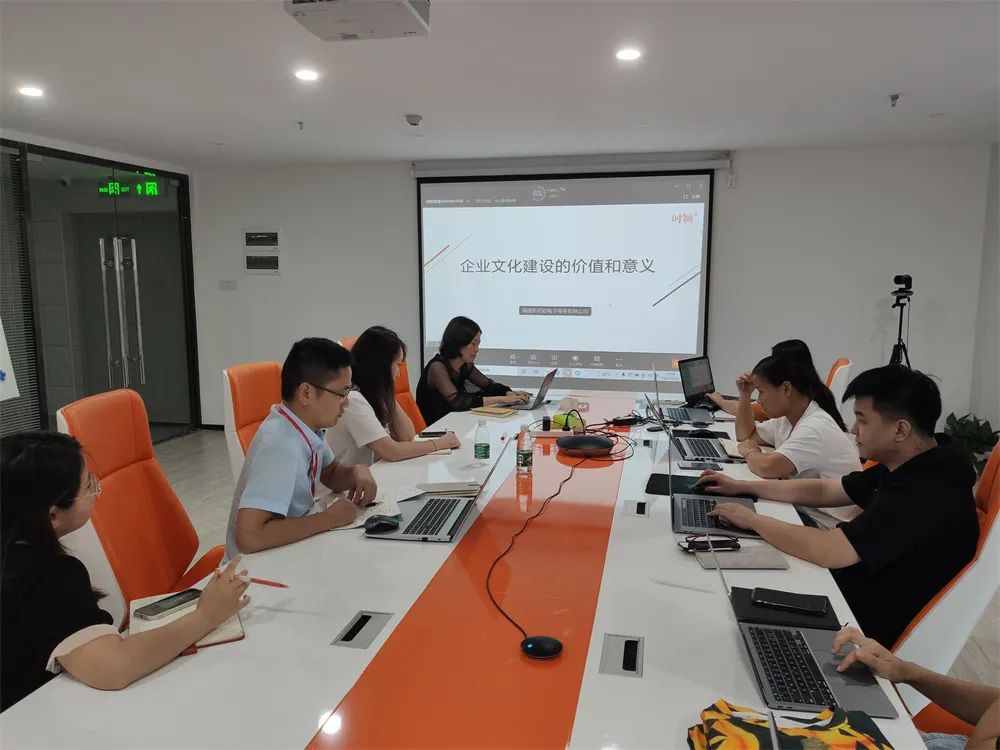 时颖各部门开展《企业文化建设的意义和价值》研讨(图2)